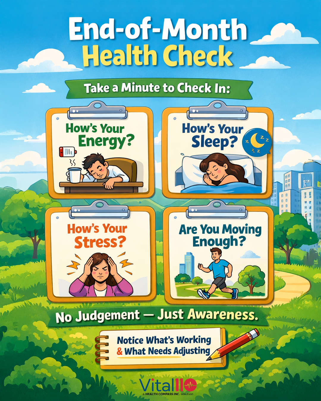 End-of-Month Health Check: Why Taking 60 Seconds Can Improve Your Entire Routine